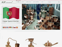 Tablet Screenshot of copper-special-alambic.com